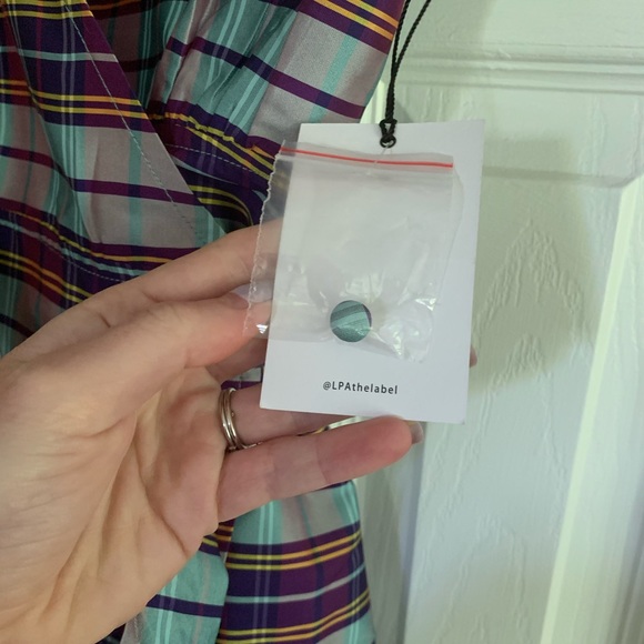 LPA plaid silk dress - Picture 4 of 5